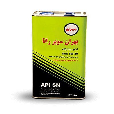 روغن موتور بهران سوپر رانا 5/30 - 1 لیتری