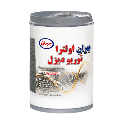 روغن موتور بهران اولترا توربو دیزل 15/40 سطل 20 لیتری