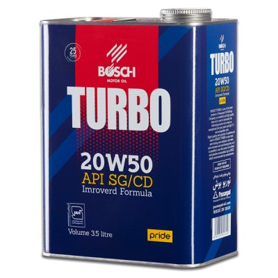  روغن موتور بوش توربو 20W50 SG سه ونیم لیتری