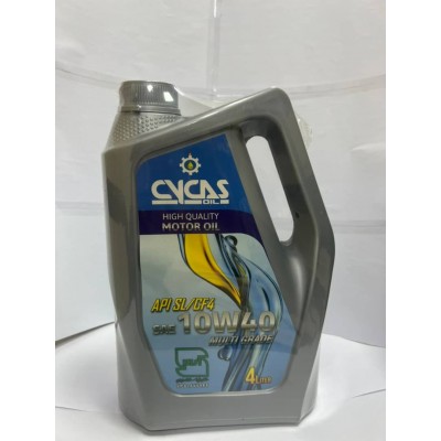 روغن موتور API SL/CF 10W40 سیکاس - چهار لیتری